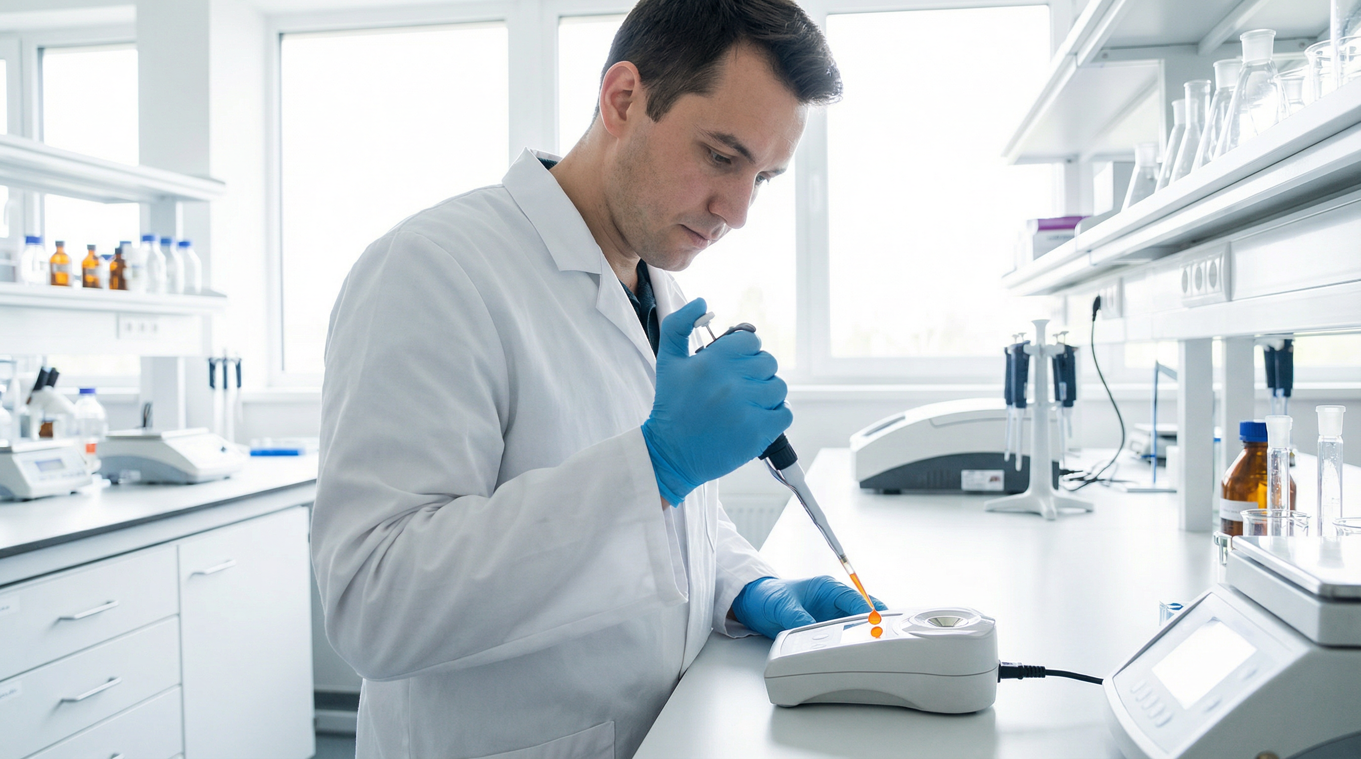 Pharmaceutical inline refractometer application